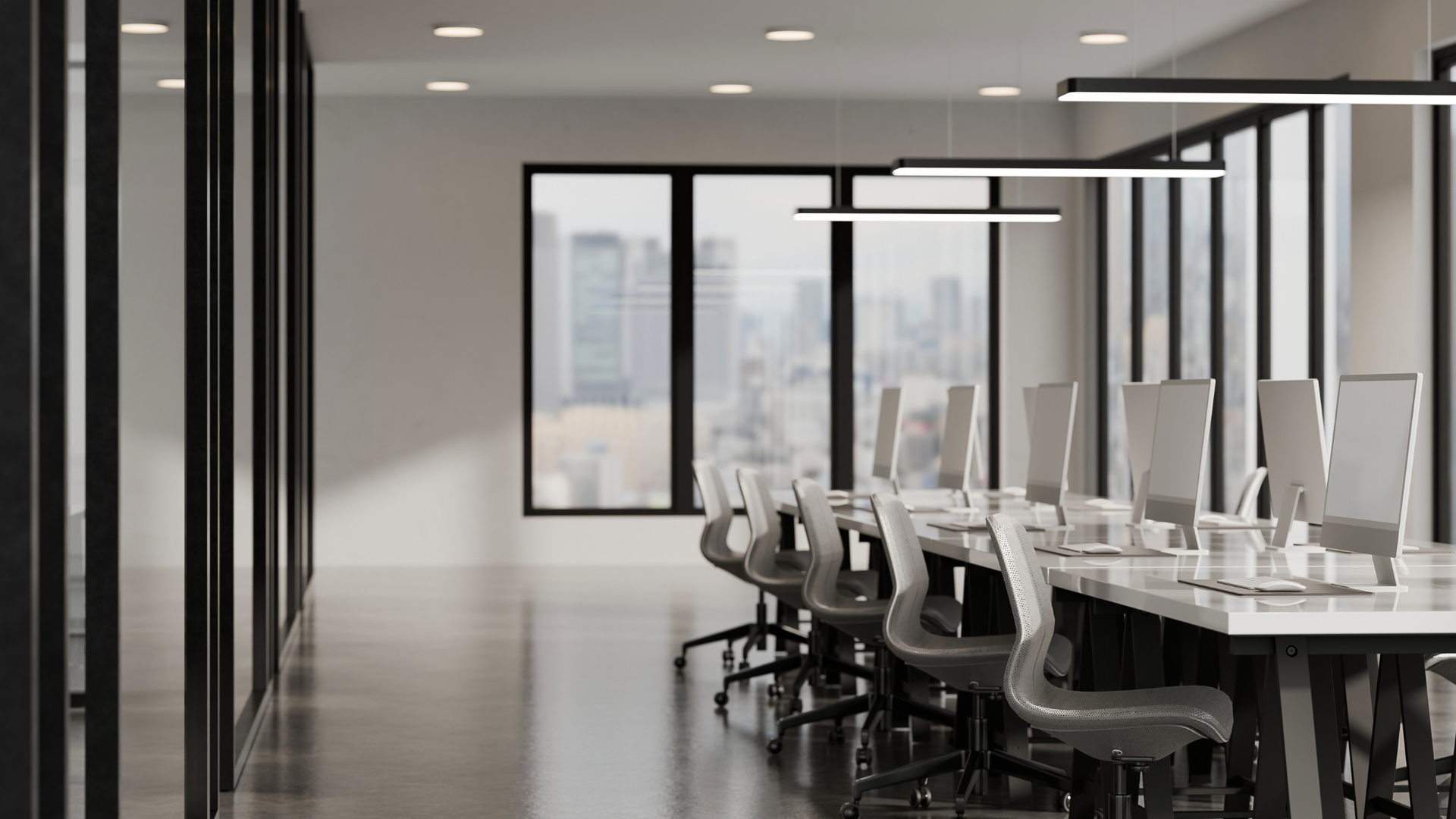 バーチャルオフィスのスタイリッシュなオフィス空間イメージ