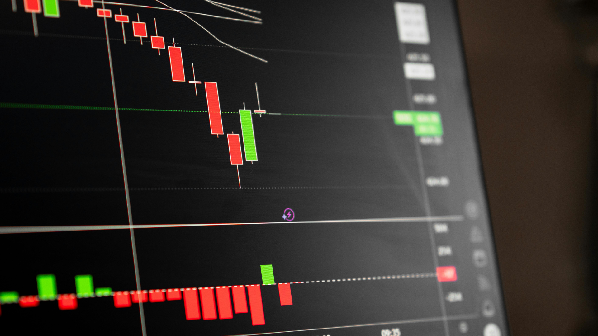 株式チャートの画面イメージ